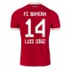 Bayern Munich Luis Diaz #14 Jalkapallovaatteet Kotipaita 2026-27 Lyhythihainen